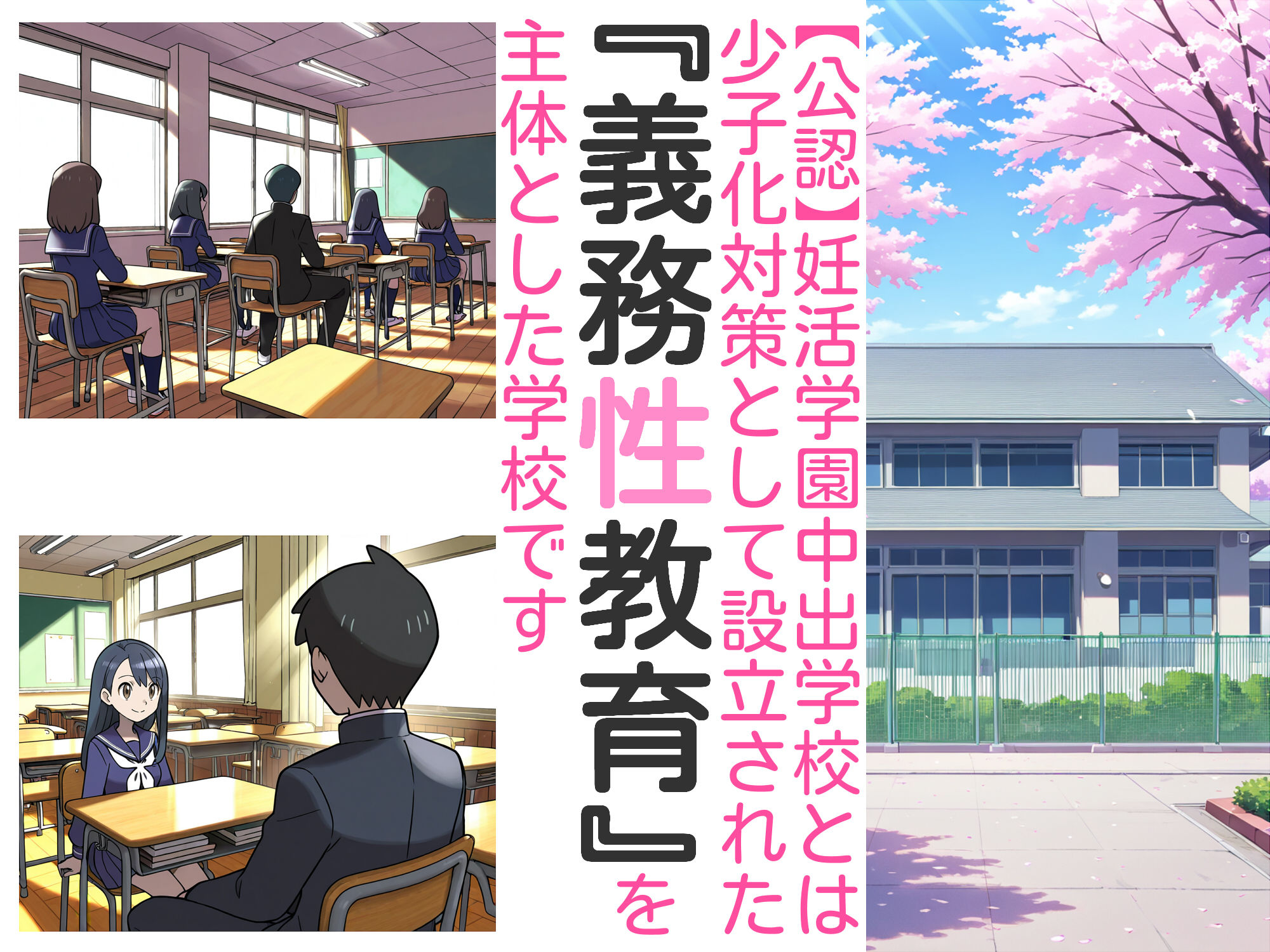 義務性教育〜妊娠すると卒業できる学校〜_001