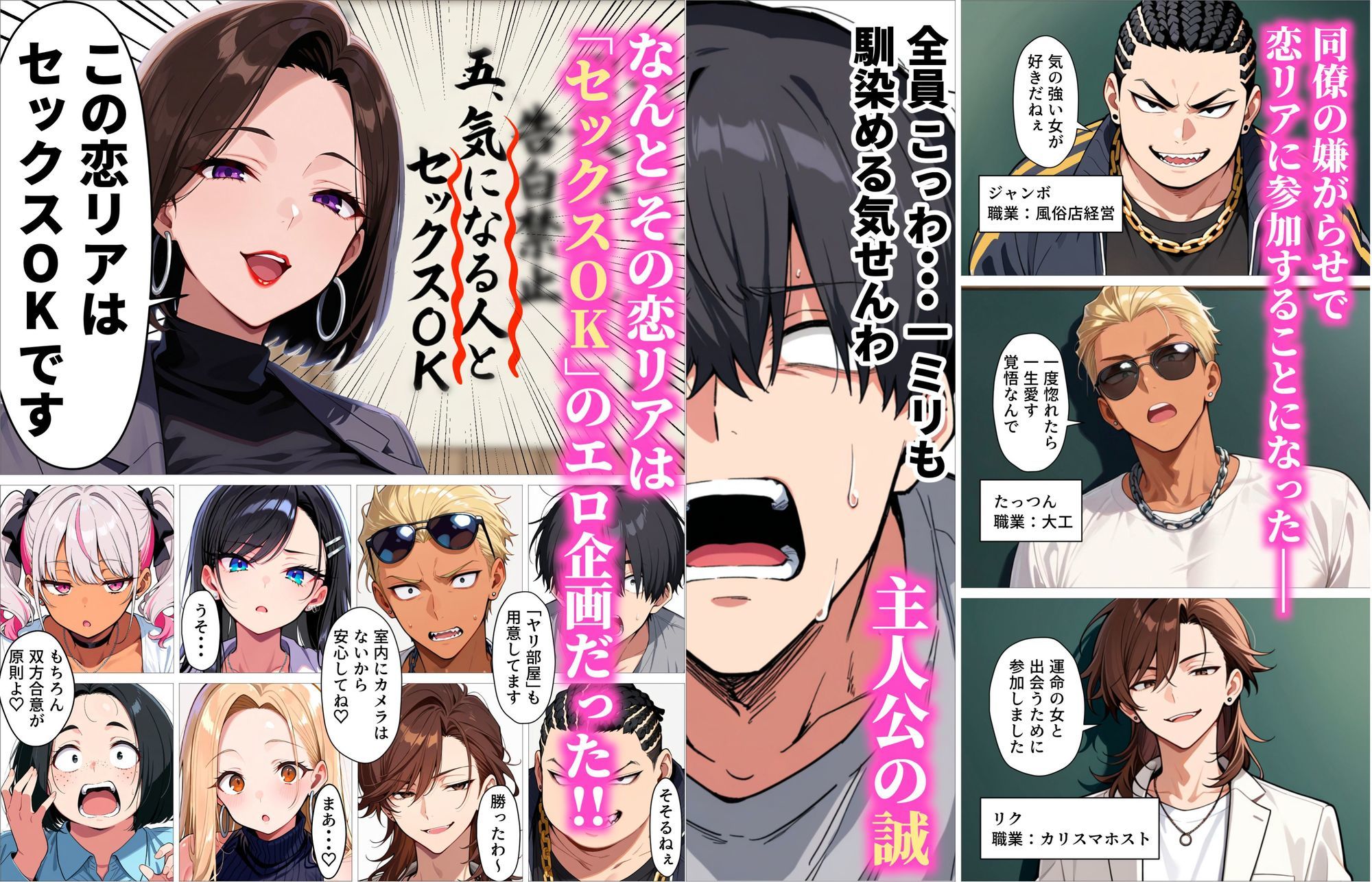 ギャル上等〜「セックスOK」の恋愛リアリティーショーで童貞が巨根無双する話〜_003