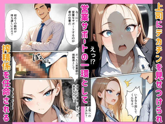 新卒問題ギャル-3人の上司のデカチンでお仕置きセックス-搾精されまくった話_005