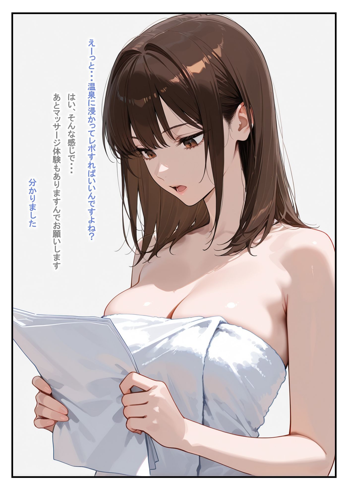 温泉ロケ、女子アナ、常識改変済。〜汗だくセックスマッサージ〜_007