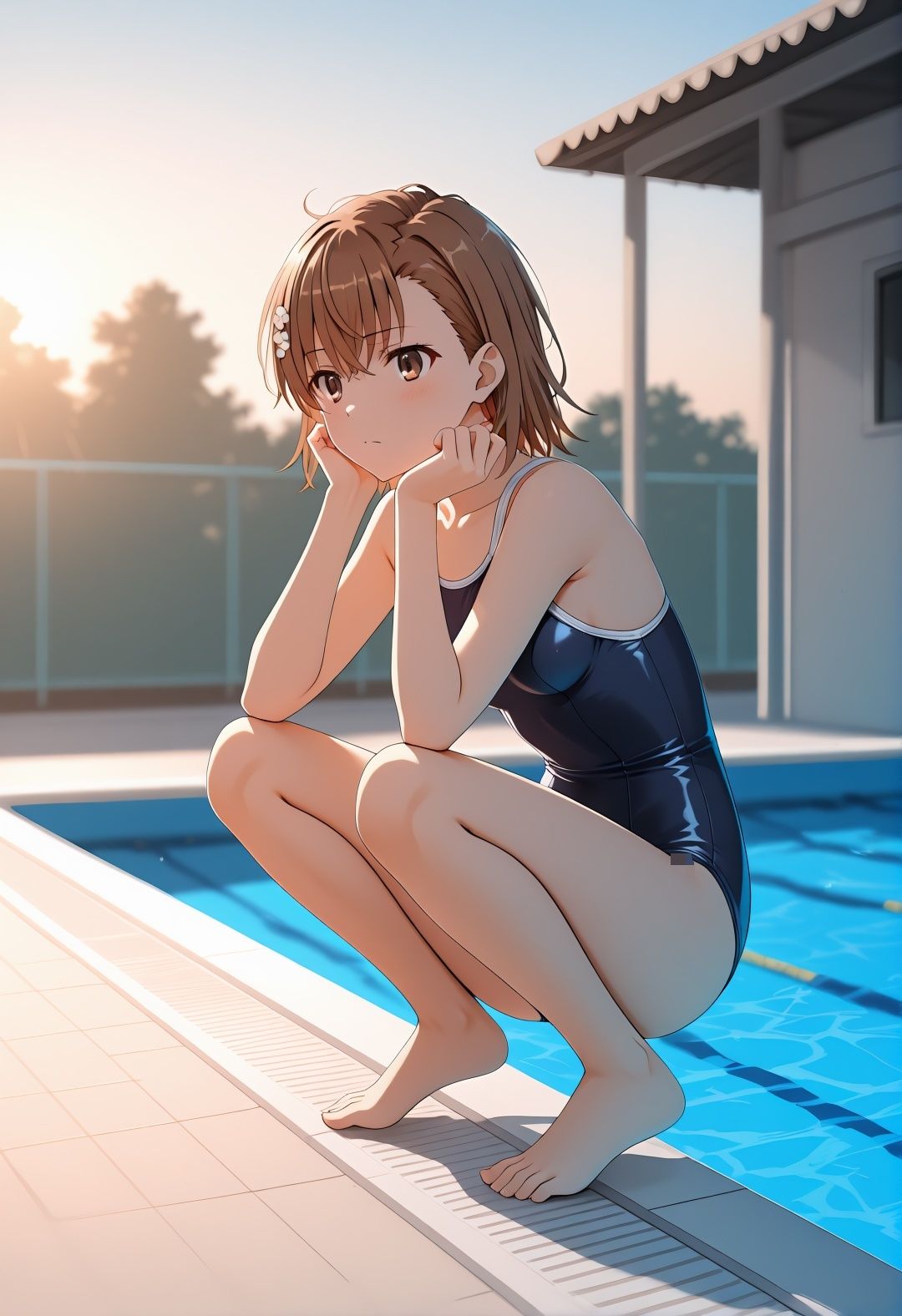 美〇が学校でエロい目に遭う超〇磁砲パロディ-制服・スク水・緊縛中出し_006