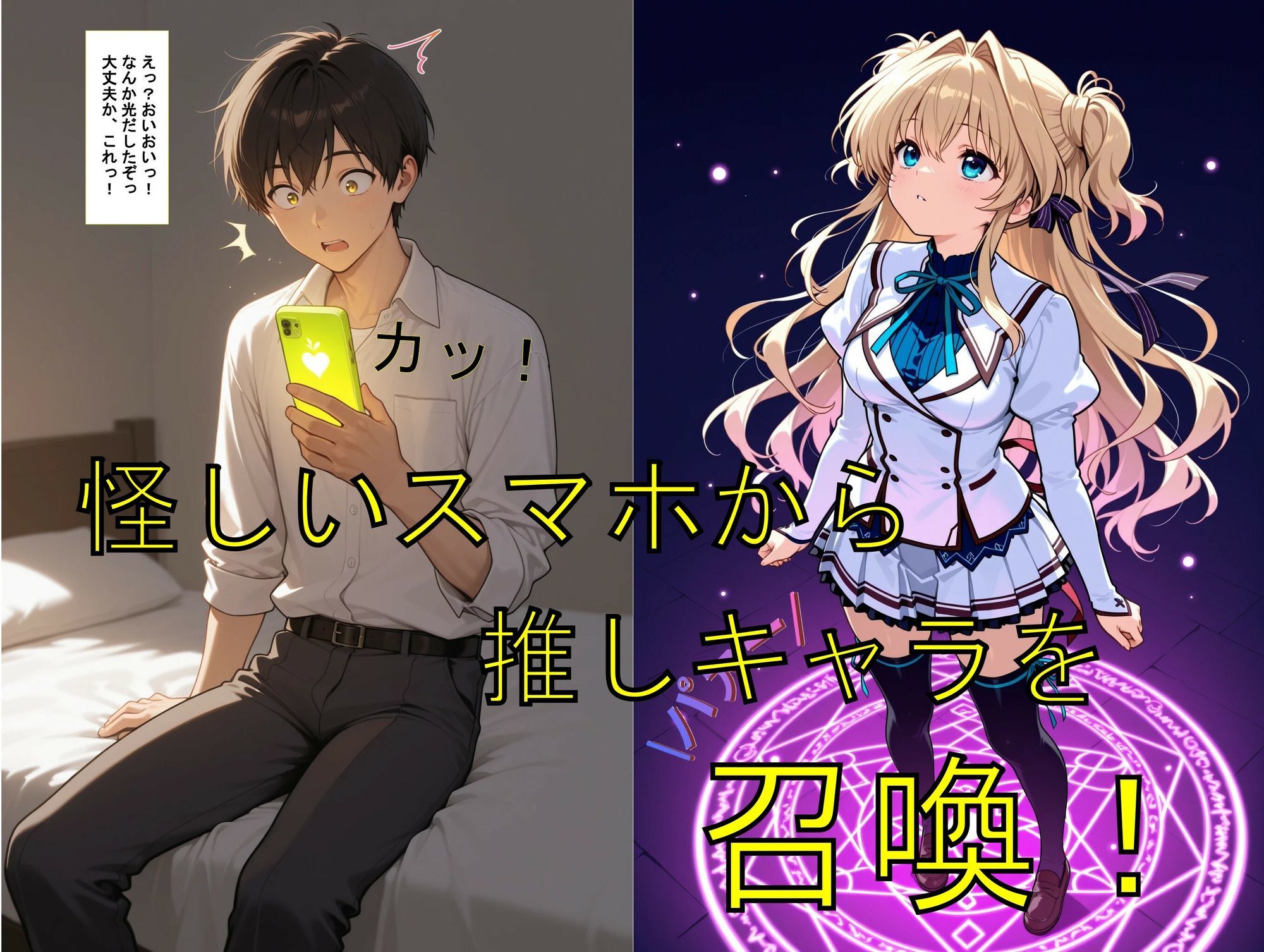 推しキャラ召喚した俺！-ツンデレ？いえいえデレデレ美少女を堪能する-〜瀬〇-愛理〜ver_001