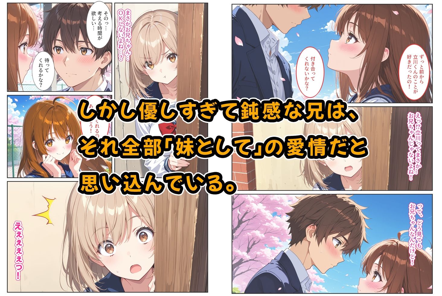 間違って媚薬を飲んで発情しちゃった爆乳妹が大好きな兄に中出しおねだりしてきた！_002