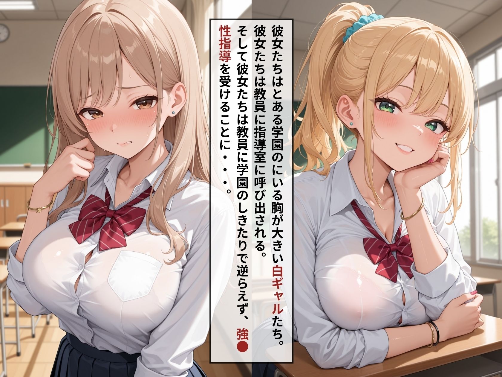 女子校生が種付けされていく〜性調教され快楽堕ち白ギャル編〜_001