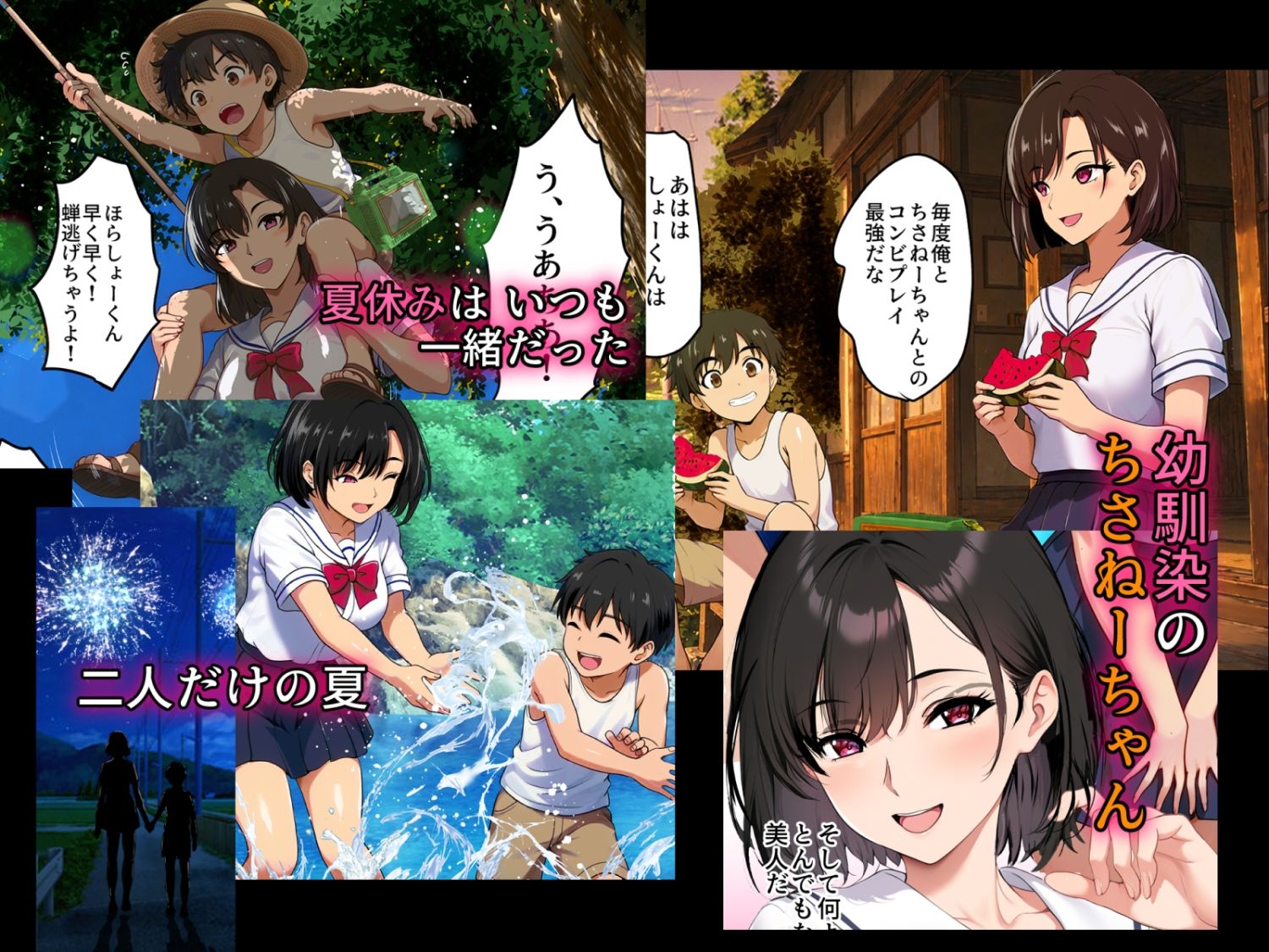 空蝉の唄〜幼馴染の人妻女将と、年に一度の逢瀬〜_001